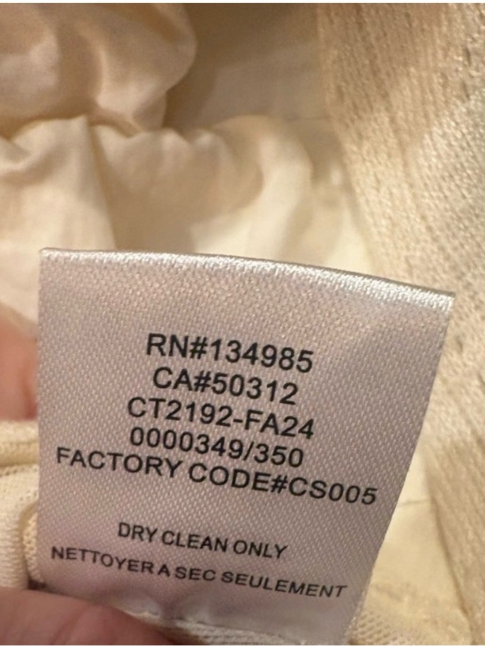 For Love & Lemons Aliyah Pointelle Top in Cream Size XL NWT - Picture 7 of 8